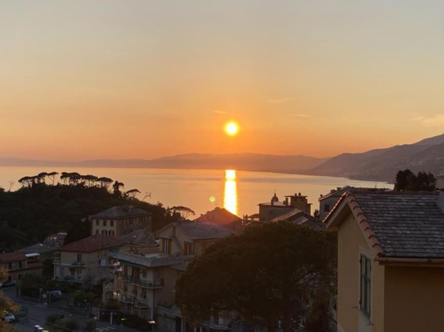 Vista Sul Golfo Apartment Camogli Bagian luar foto